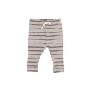 NEW BÚHO kid's soft rib pant in stone stripe